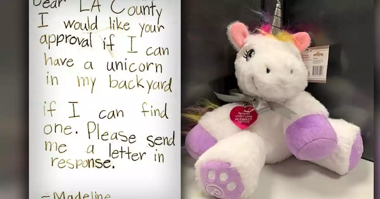 California county grants young girl license to own a unicorn (with conditions)