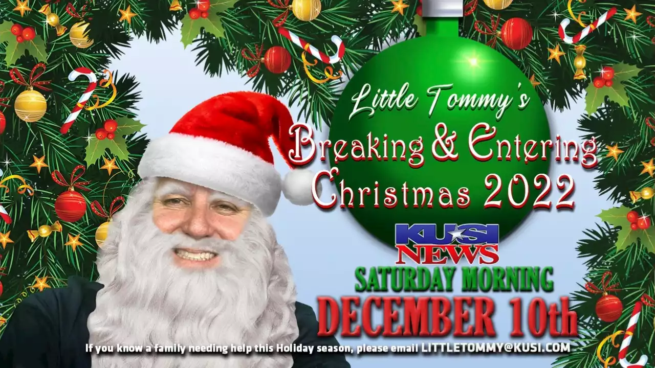 Breaking & Entering Christmas 2022 live on KUSI Saturday, December 10th -