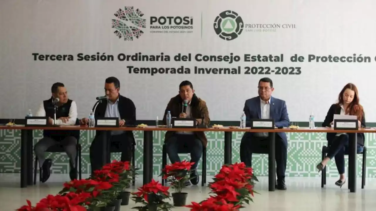 San Luis Potosí presenta Plan de Trabajo Operativo Invernal 2022 -2023