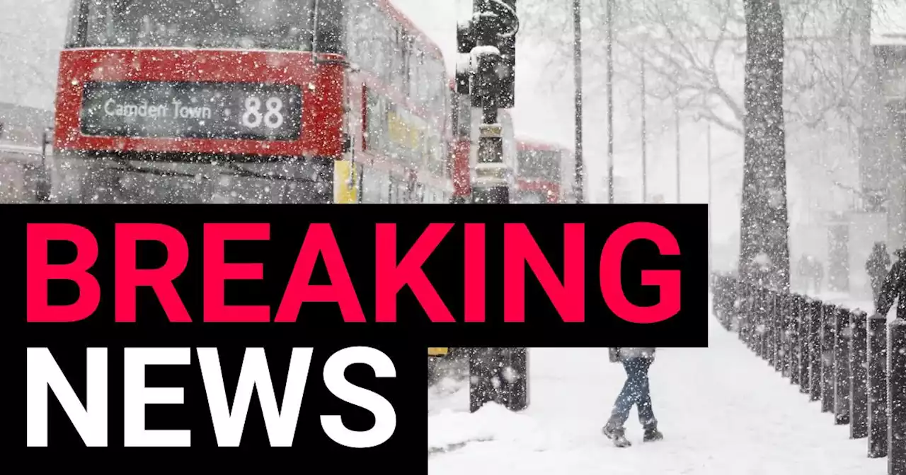 London to get nearly four inches of snow within next few days