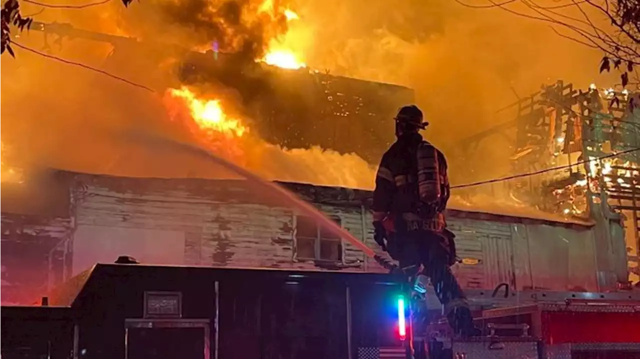 Fire under control at Kent commercial building after causing public transit issues