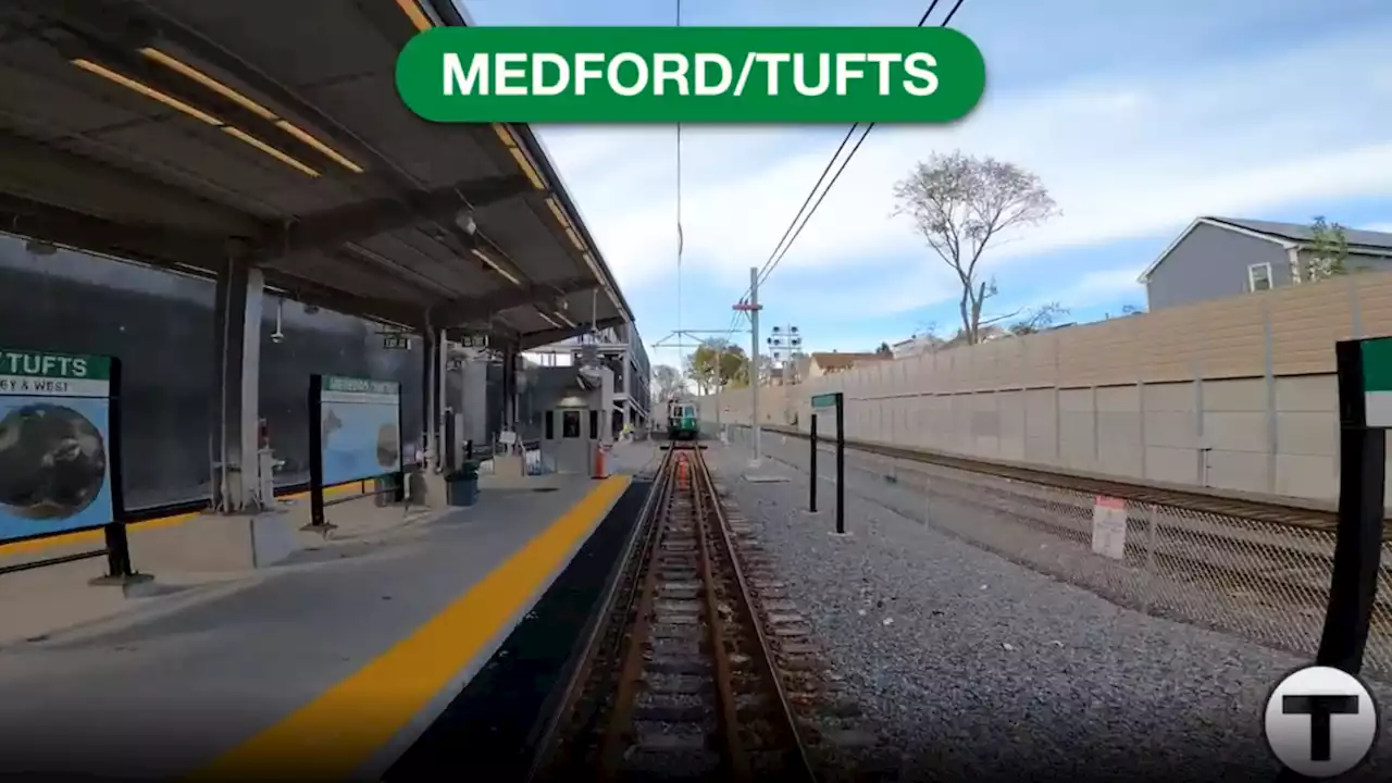 MBTA Green Line Extension to Medford Opens Monday; Leaders Expect High Ridership