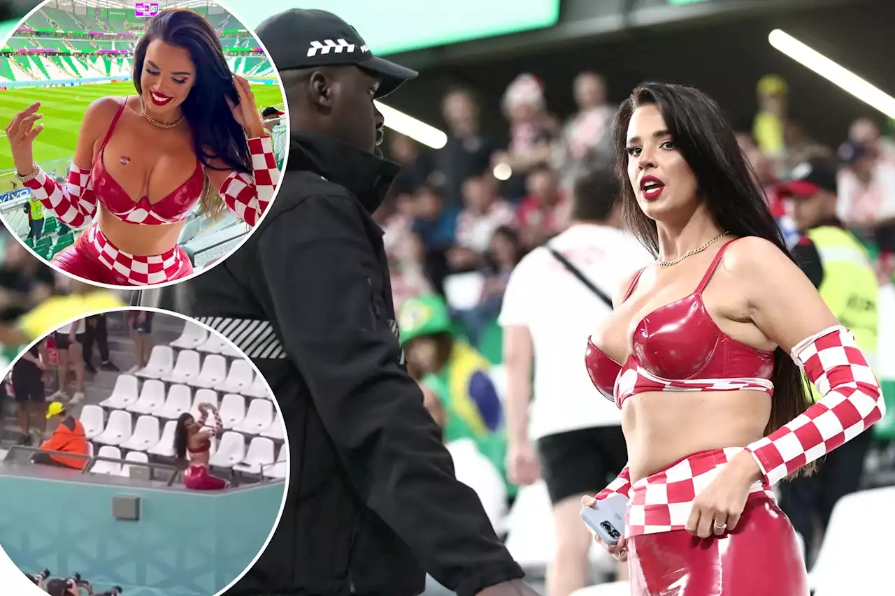 World Cup’s ‘hottest fan’ Ivana Knoll has run-in with ‘rude’ security