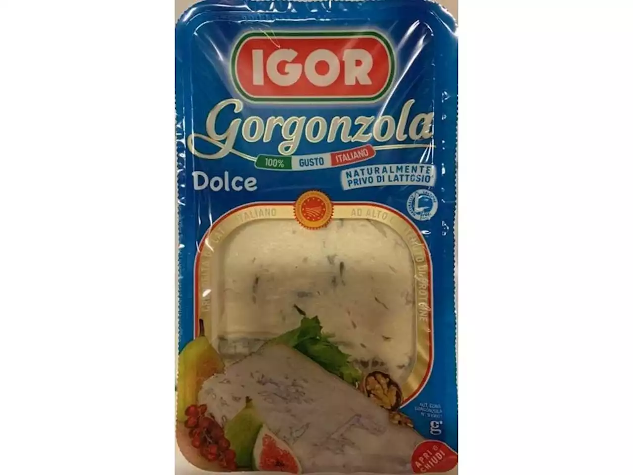 Igor brand Gorgonzola mild ripened blue-veined cheese sold in Ontario and Quebec recalled