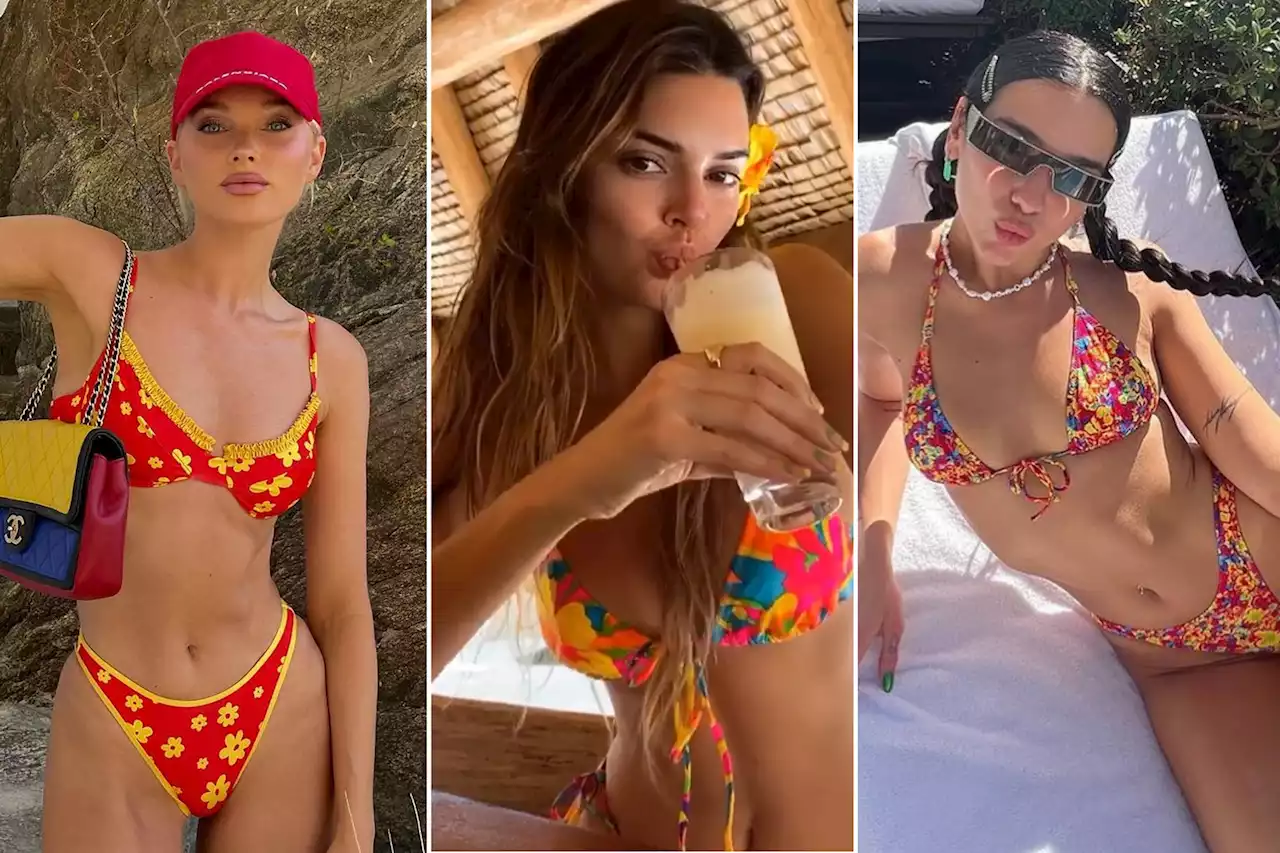 Celebrities can’t get enough of these vintage-inspired bikinis