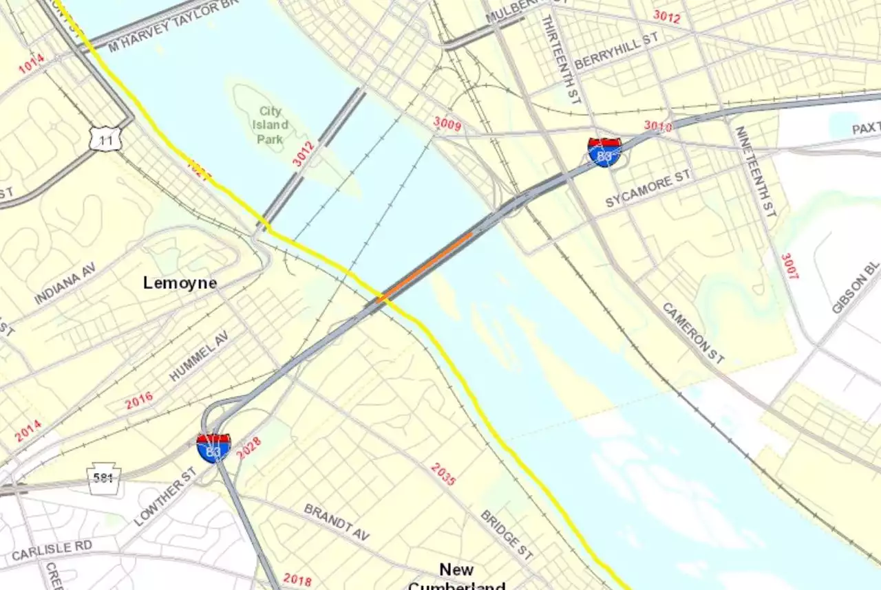 Inspection planned for I-83 bridge next week: PennDOT