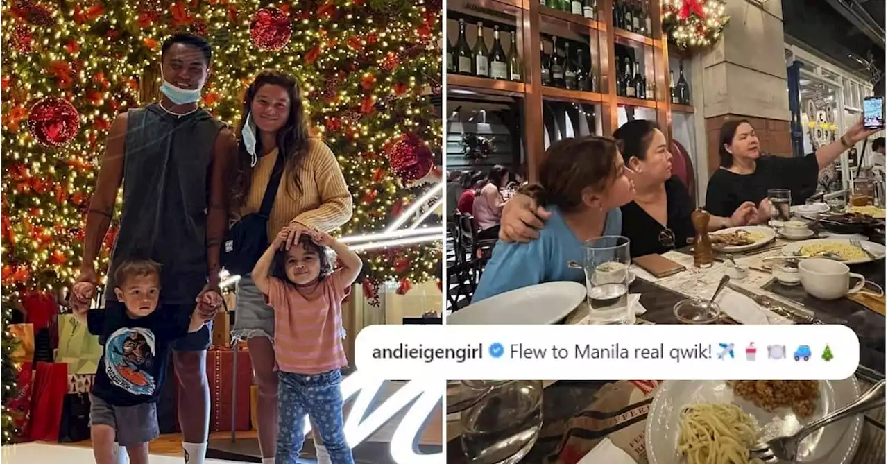 Andi Eigenmann spends time with mom Jaclyn Jose in Manila - Latest Chika