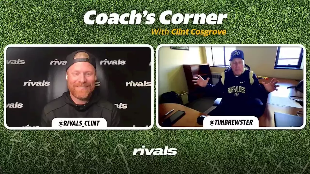 Coach's Corner: Colorado TEs coach Tim Brewster