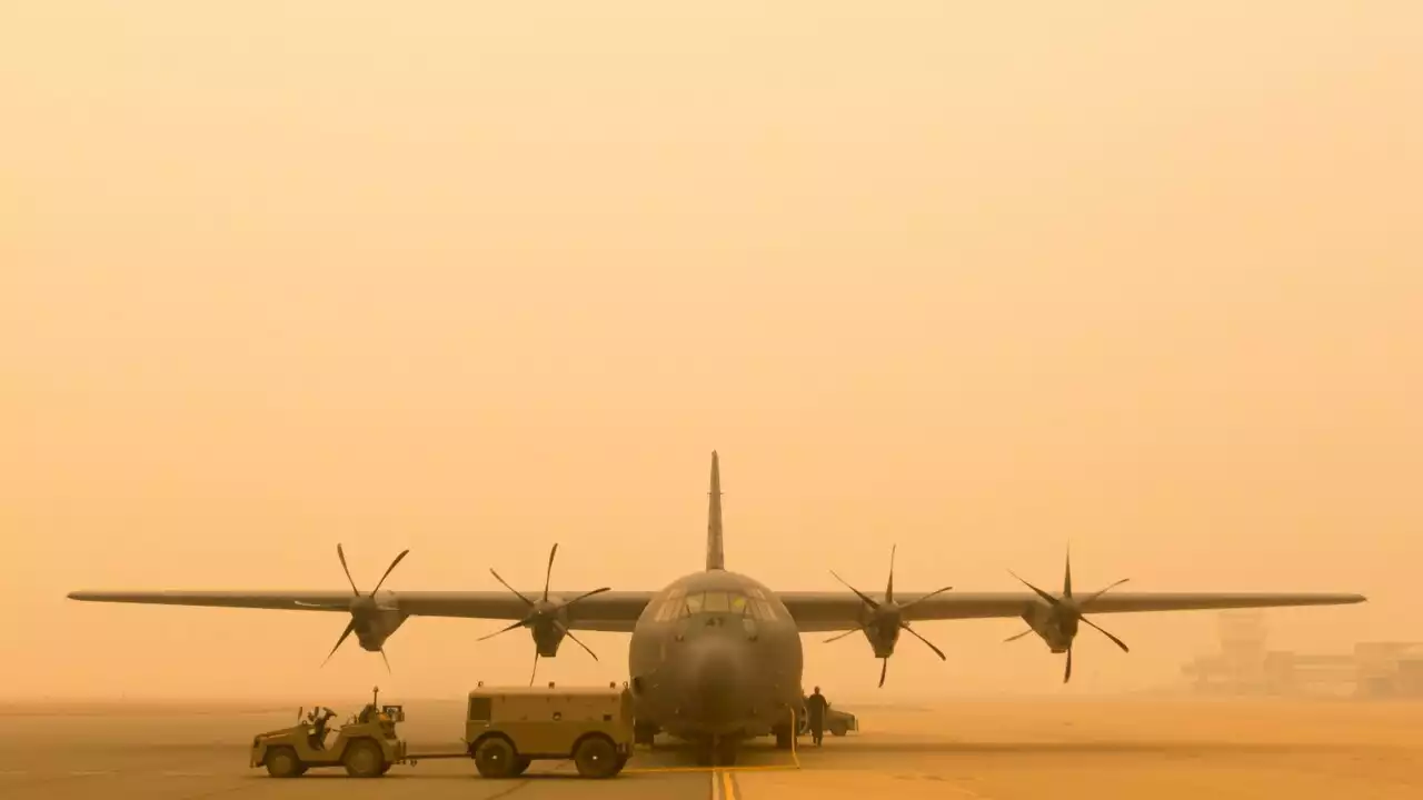 Royal Australian Air Force ‘air dropping’ packages to remote islands