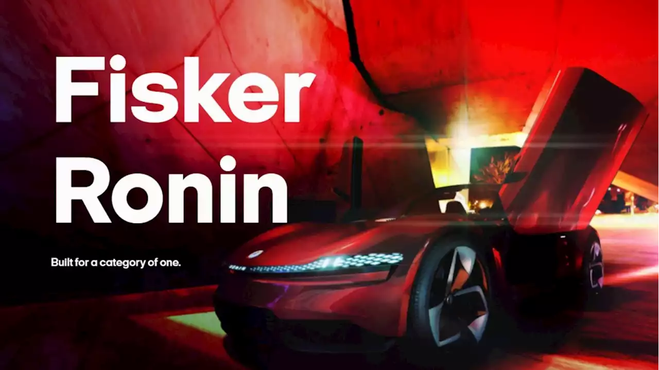 Fisker Ronin previewed as electric four-door, four-seater convertible - Autoblog