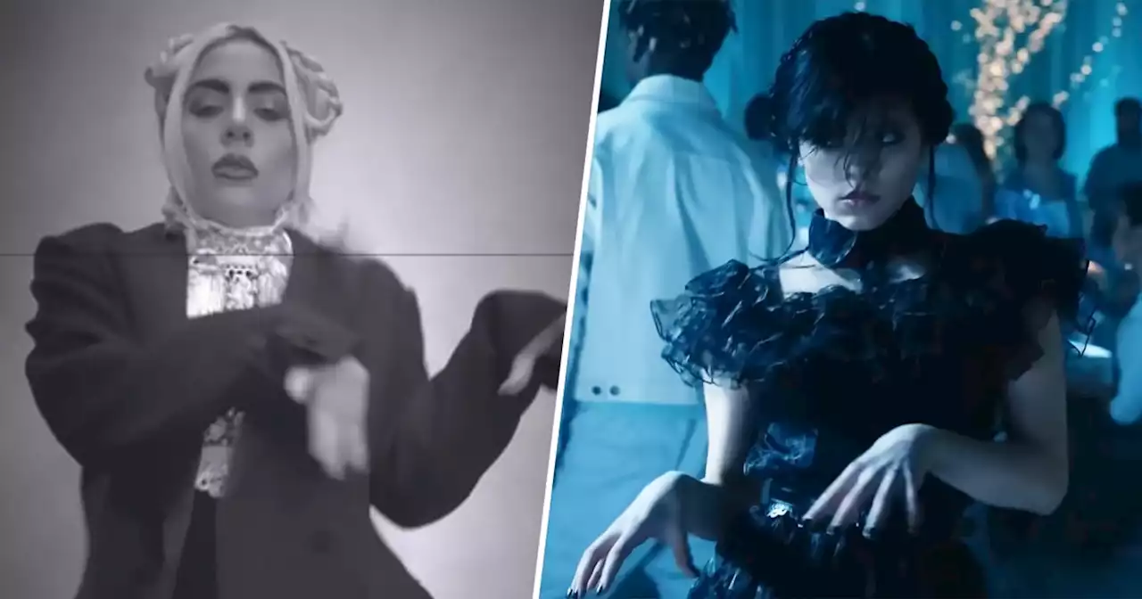 Watch Lady Gaga re-create Wednesday Addams' chillingly good dance