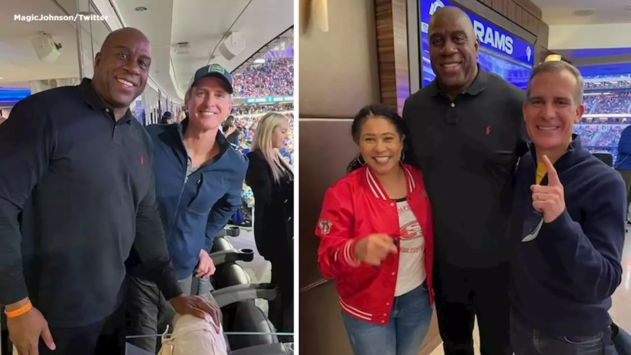 Gov. Newsom, SF Mayor Breed criticized for maskless photo at Rams-49ers game