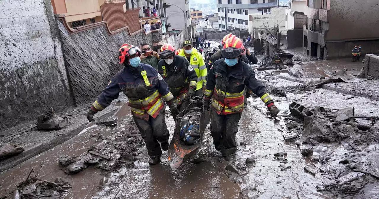 Landslide triggered by worst flooding in years kills at least 18 in Ecuador