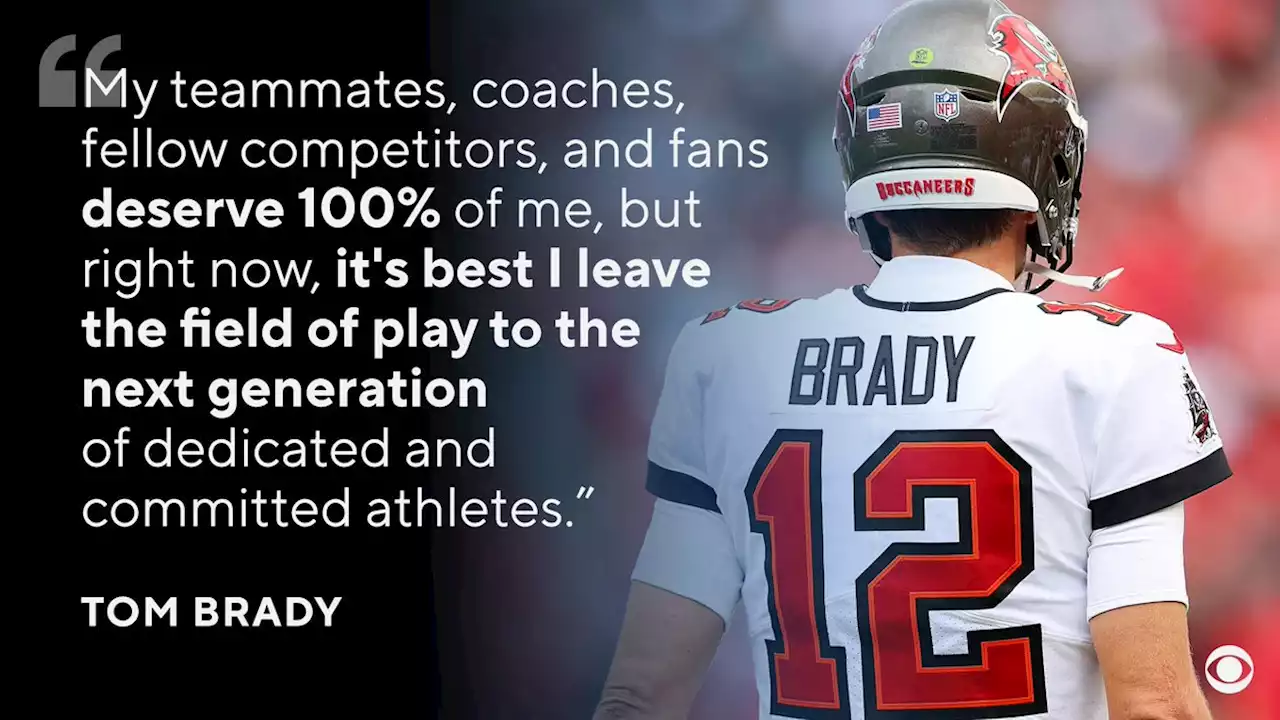 Tom Brady announces his retirement: 'It is time to focus my time and energy on other things'