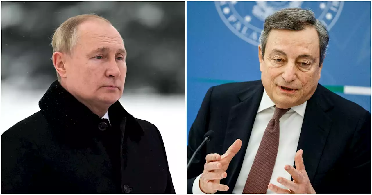 Ucraina, telefonata tra Mario Draghi e Putin: 'Impegno comune per risolvere la crisi'