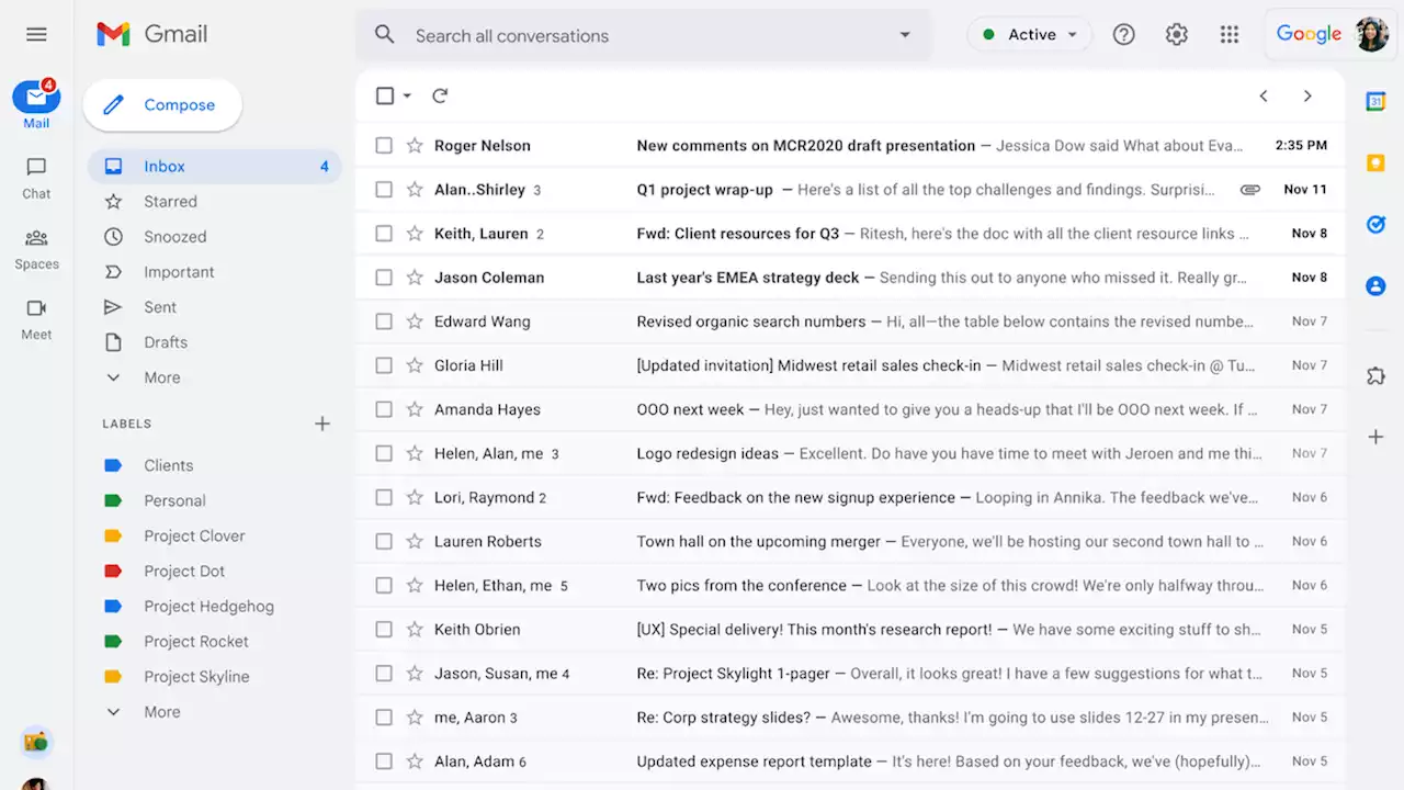 Gmail Is Getting a New Interface—and It’s a Big Improvement