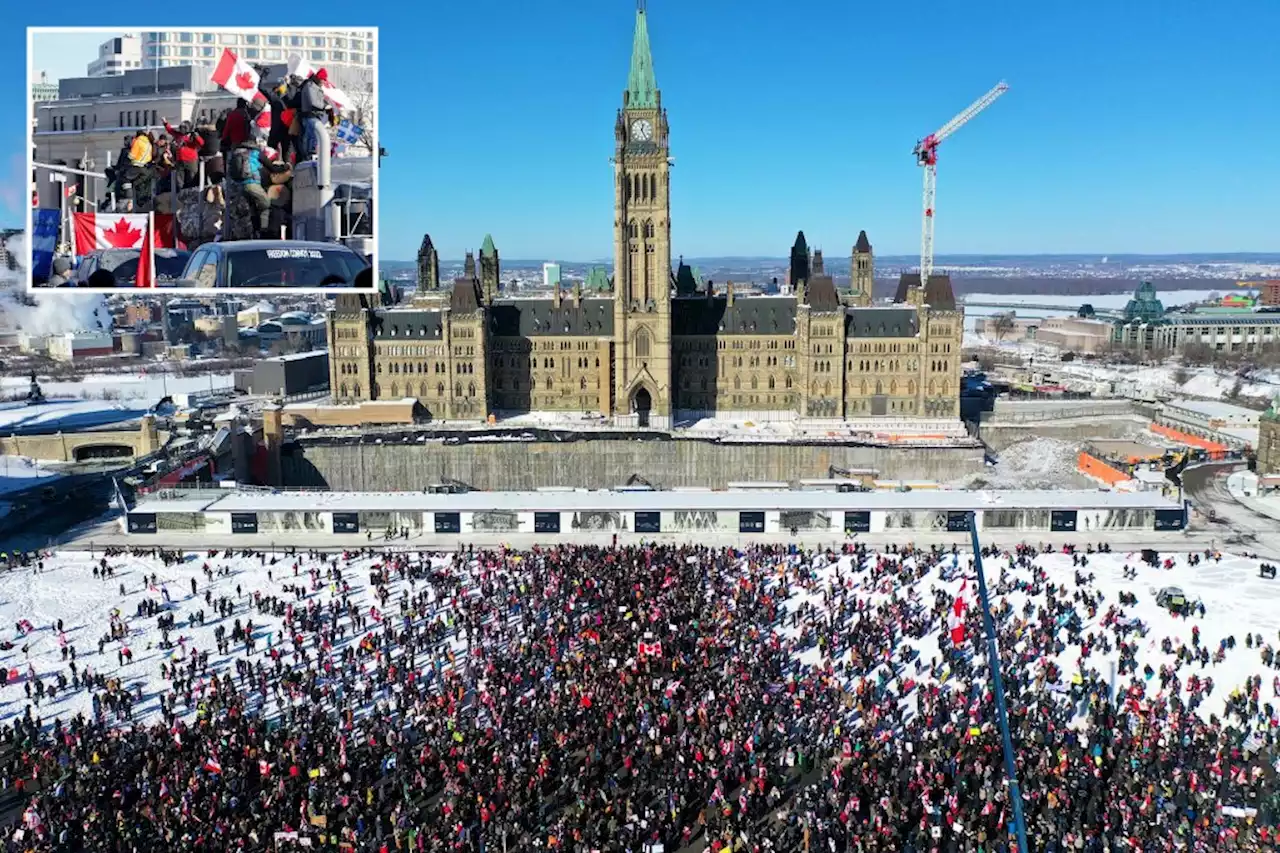 Elon Musk throws support behind anti-vax mandate Canadian trucker protests