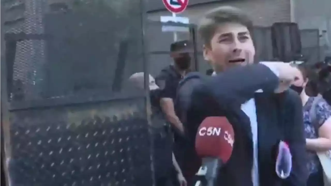 Así llegó El Presto al juicio: murga, megáfono y pelea con una periodista de C5N