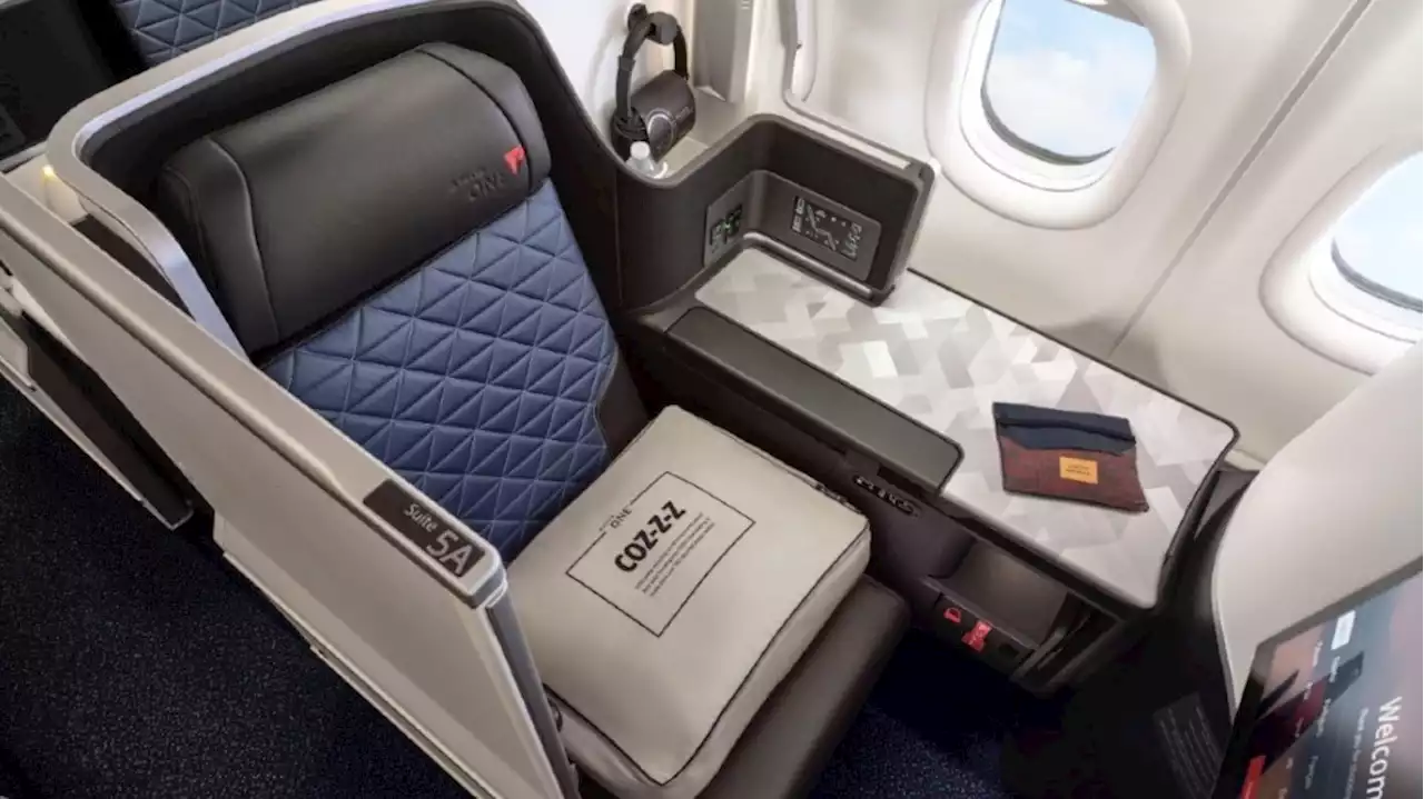 Delta’s Premium Cabin Has Plush New Bedding Made From 100% Recycled Plastic Bottles