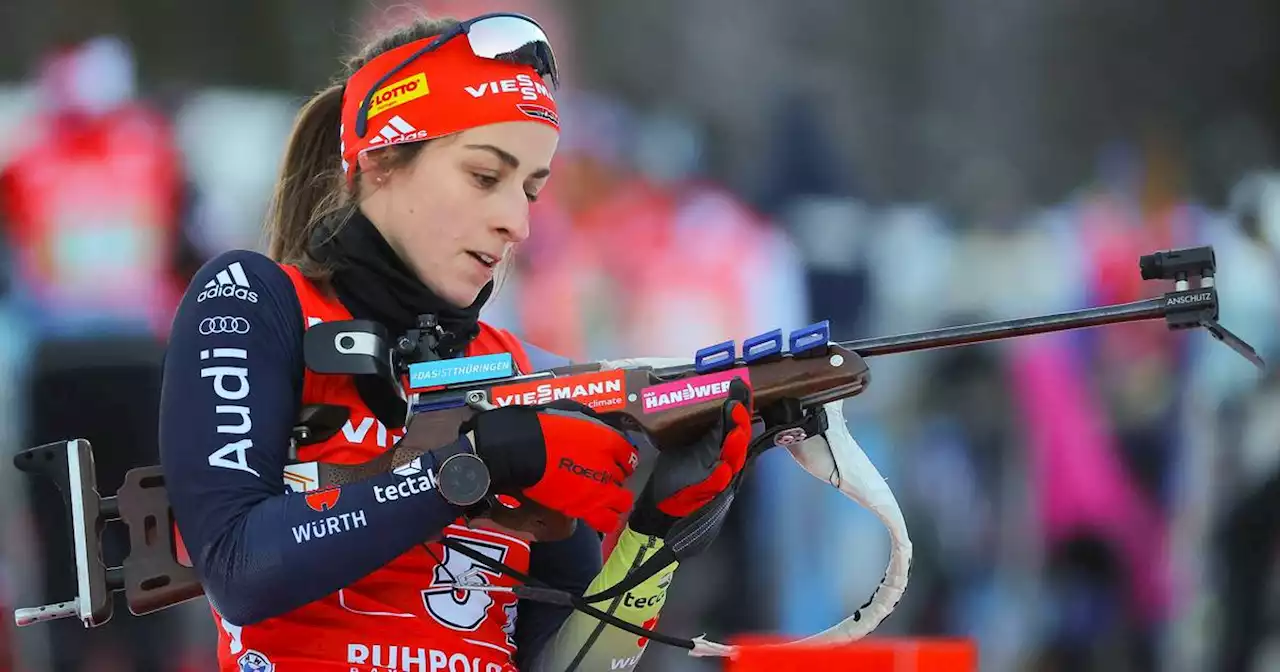 Olympia 2022, Biathlon: Vanessa Voigt lebt Traum in Peking - und erinnert an Steiner