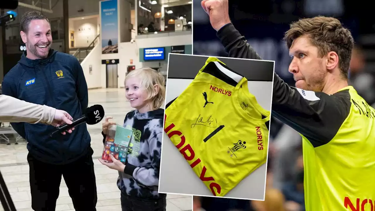 Handboll: Danska gesten – till Palickas son: ”Tröjan är på väg”
