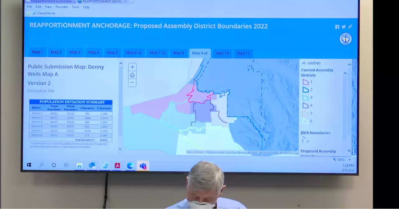 Anchorage Reapportionment Committee moves forward with four map proposals