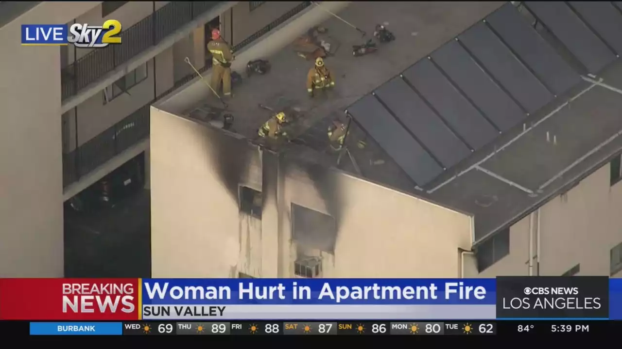 Woman Seriously Injured In Sun Valley Apartment Fire