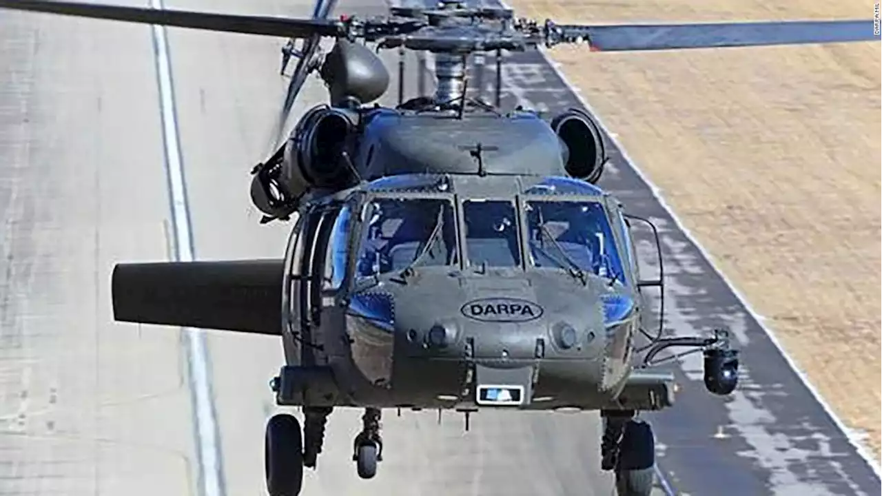 Black Hawk helicopter flies for first time without a pilot on board