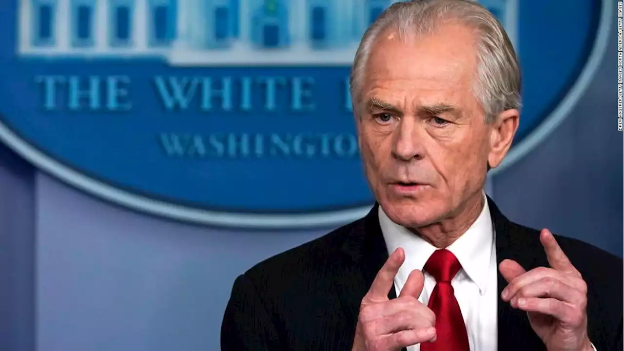 January 6 committee subpoenas one-time Trump trade adviser Peter Navarro