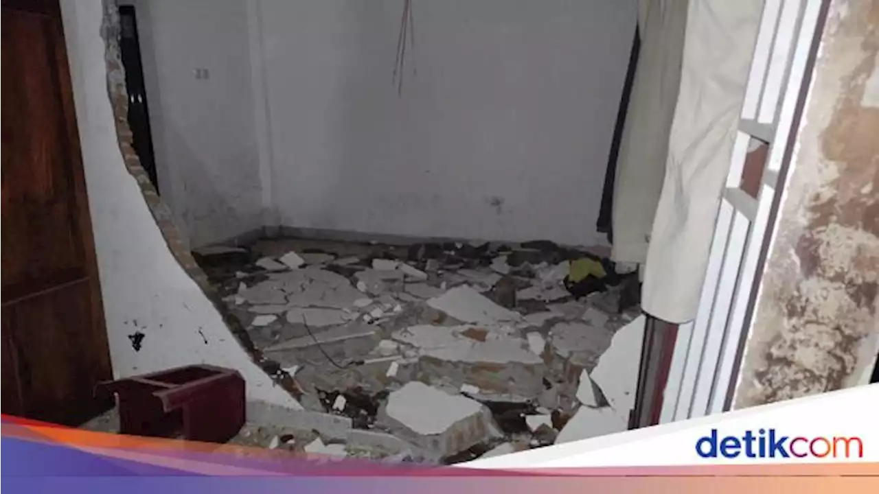 Tembok Indekos di Makassar Roboh Akibat Gas Meledak, 1 Orang Luka