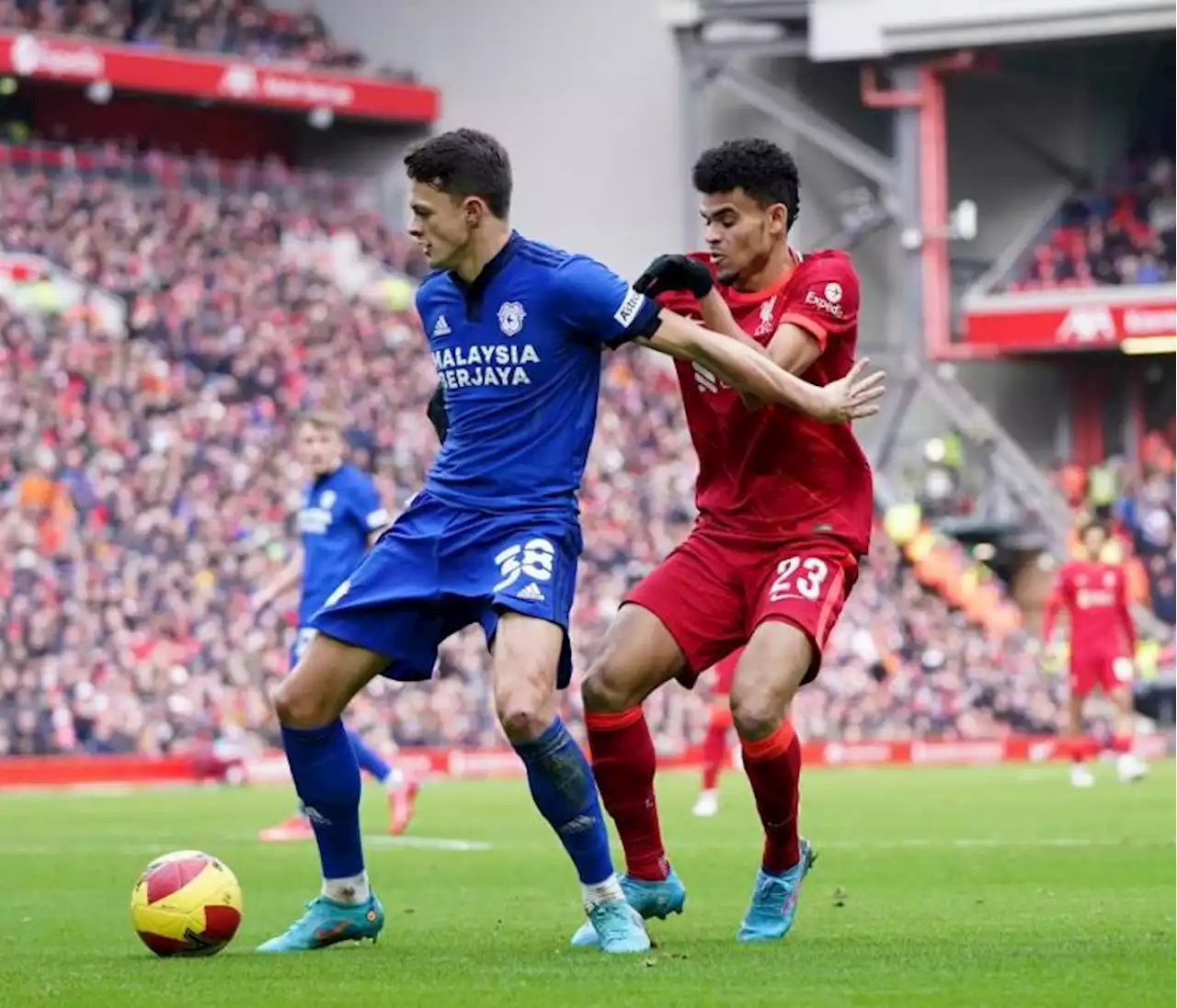 Luis Díaz busca marcar su primer gol con Liverpool