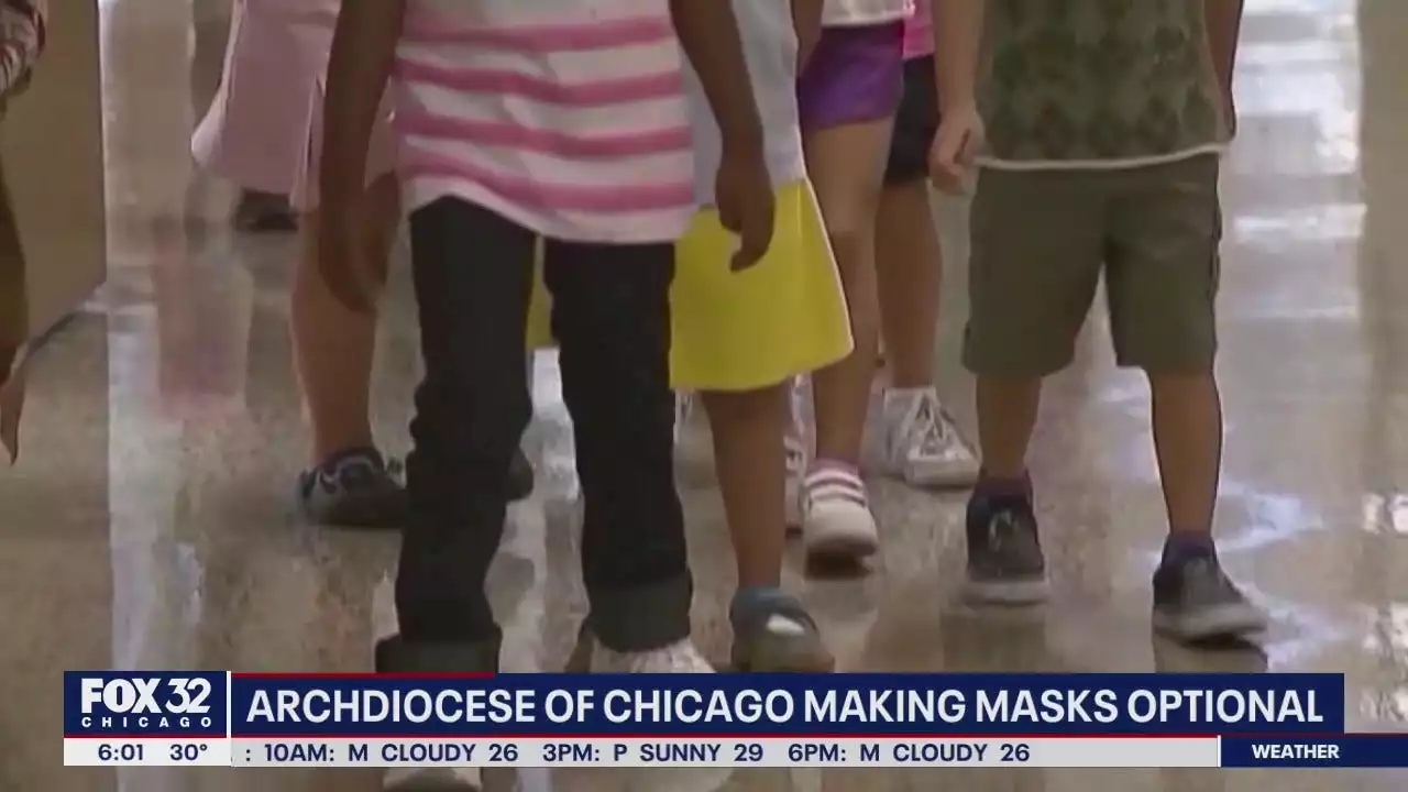 Masks become optional today for some Catholic schools across Chicagoland