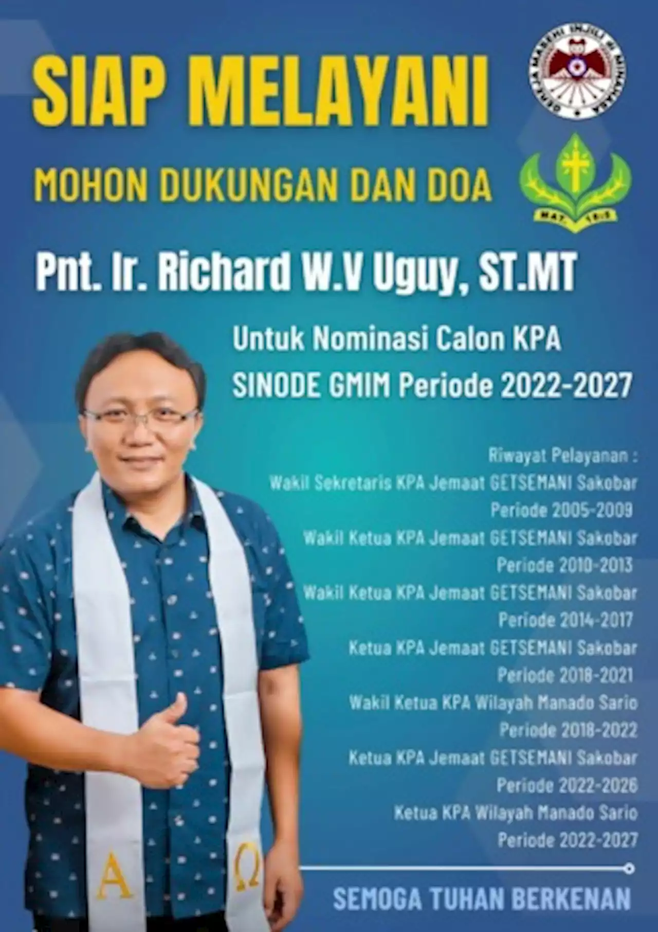 Sudah Melayani Sejak 1990 di KPA Sakobar, Ini Sosok Pnt Richard Uguy