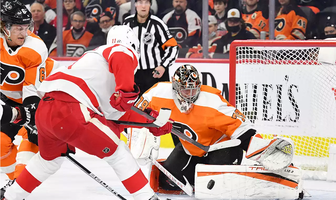 Flyers Vs. Red Wings: Carter Hart Not Sharp, 2-Game Win Streak Gone