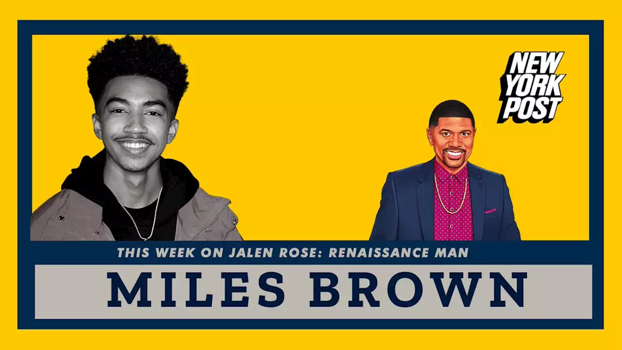 ‘Black-ish’ star Miles Brown talks to Jalen Rose about on-screen family, his famous dad