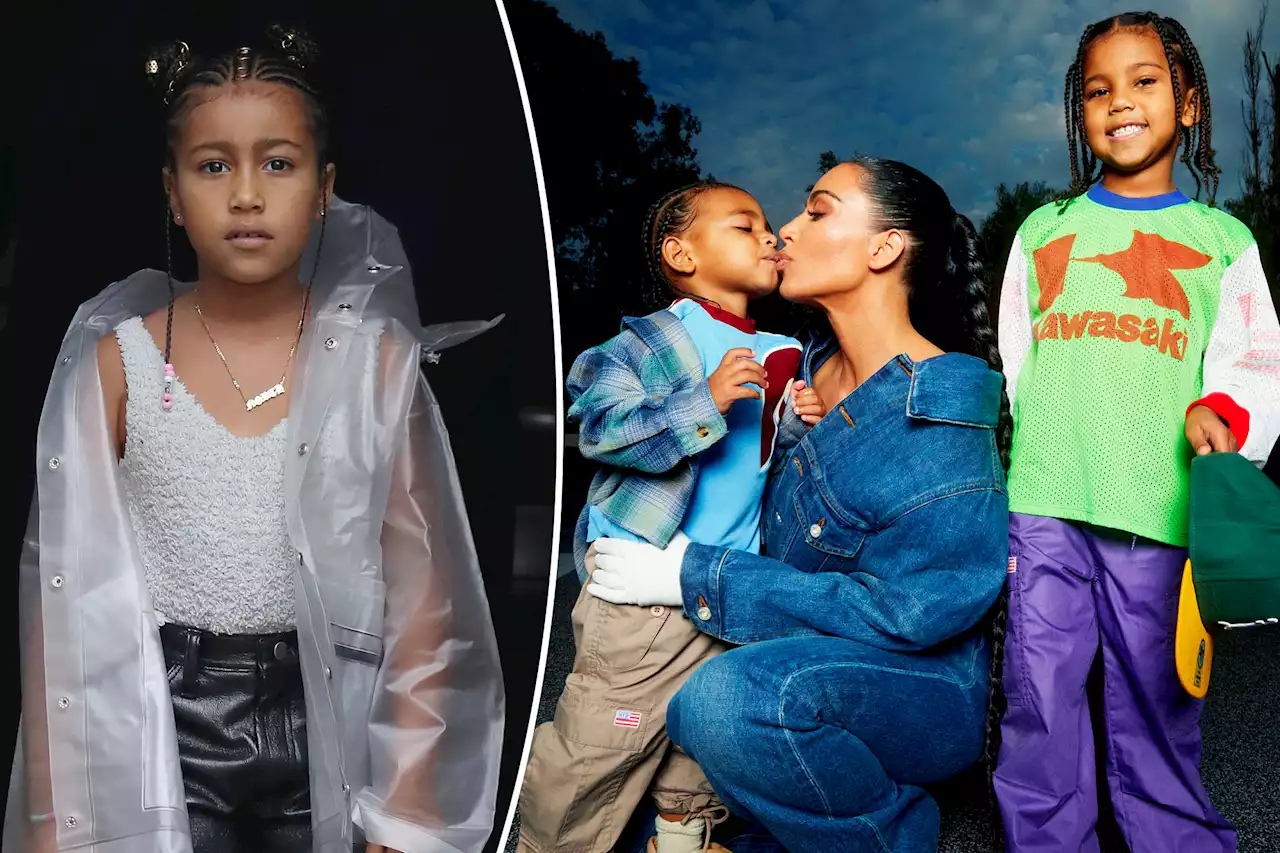 North West styled her siblings for Vogue’s Kim Kardashian cover shoot