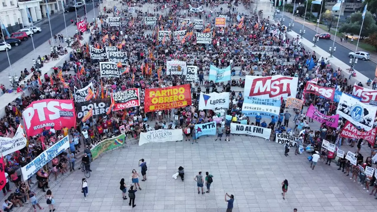 Rechazo por izquierda | Movilización contra el acuerdo con el FMI