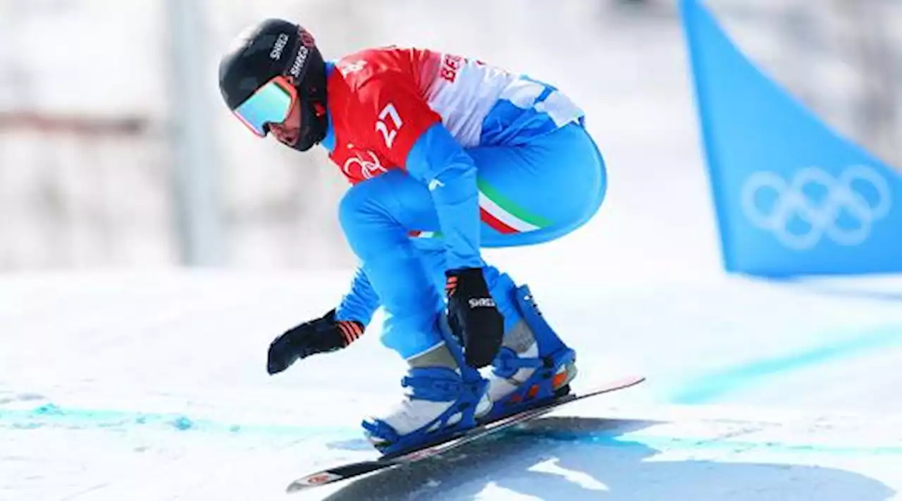 Snowboard cross, Ferrari va agli ottavi ma cade male durante la seconda run - Rai Sport