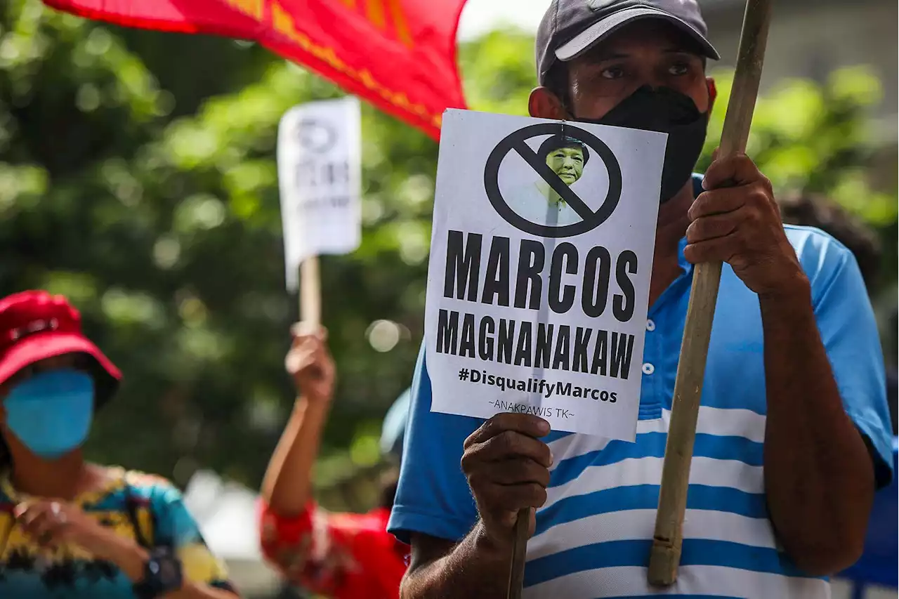 'Setback for democracy': Petitioners lament Comelec's dismissal of Marcos DQ case