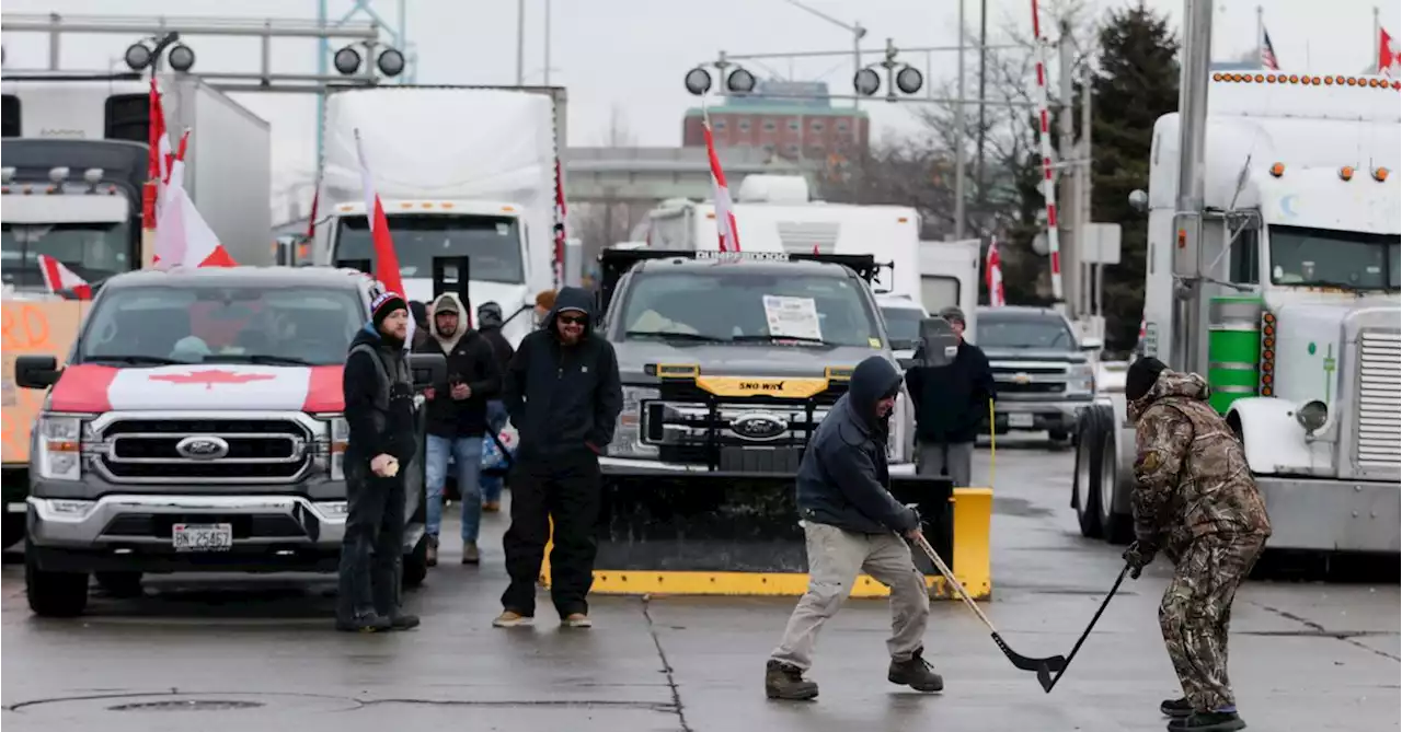 Ford, Toyota halt some output as U.S., Canada warn on trucker protests