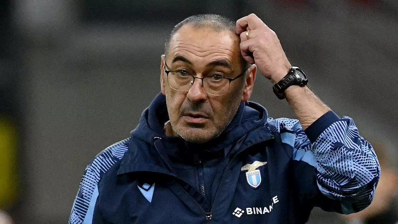 Lazio, Sarri: &quot;Sono perplesso, non possiamo essere questi&quot;