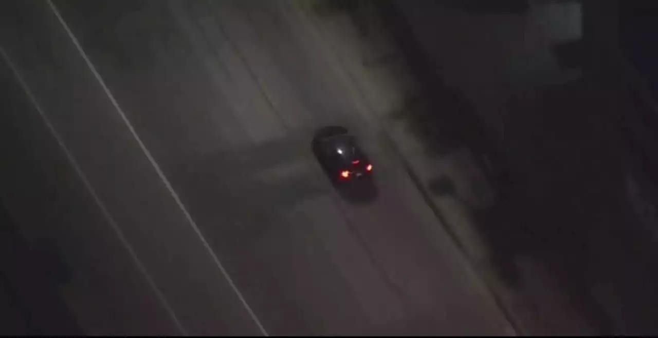 California Highway Patrol In Pursuit Of Stolen Vehicle Suspect