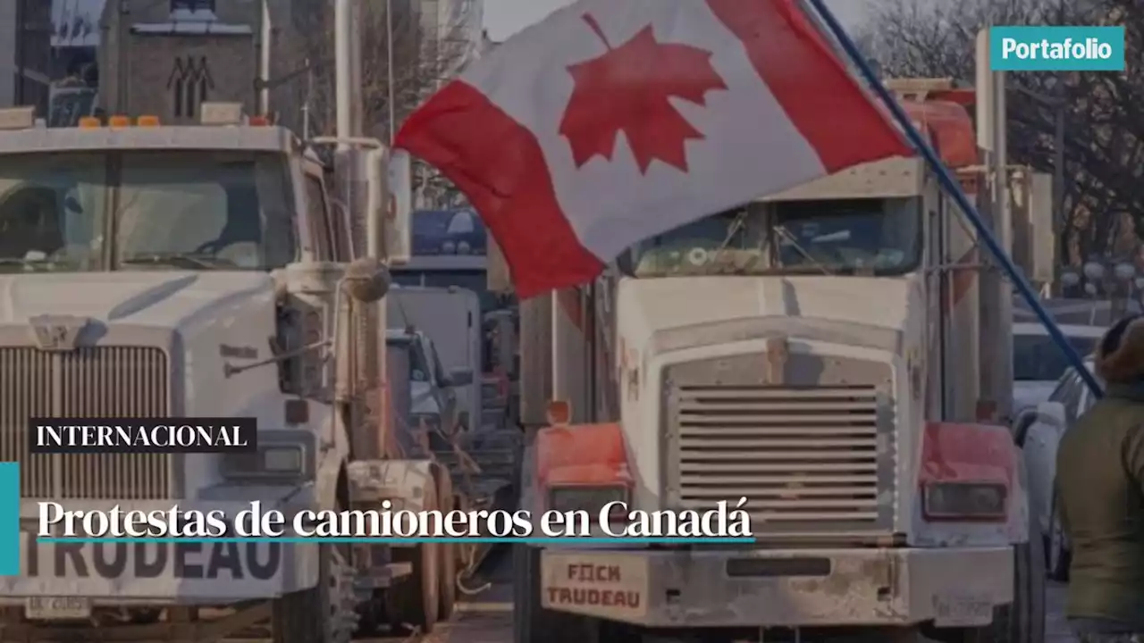 Paro camionero por restricciones en Canadá se extiende a más países