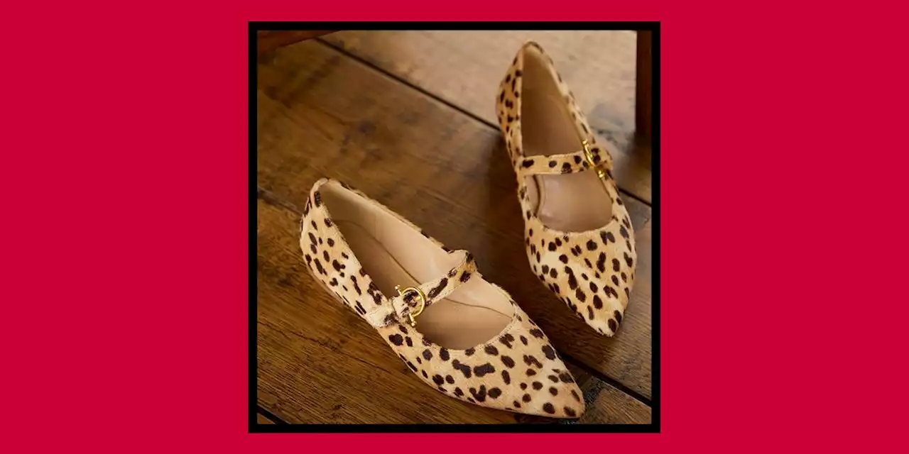 The leopard print Boden flats on our spring wish list