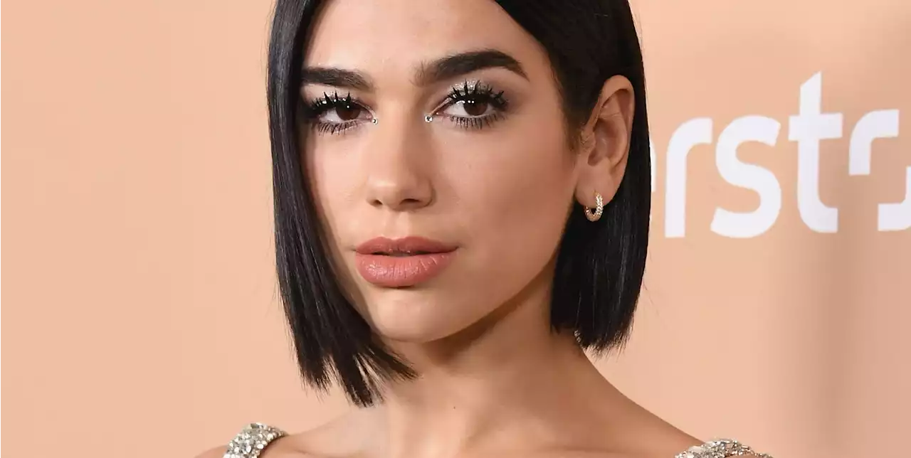 Dua Lipa Wears Neon Bustier Bodysuit On Future Nostalgia