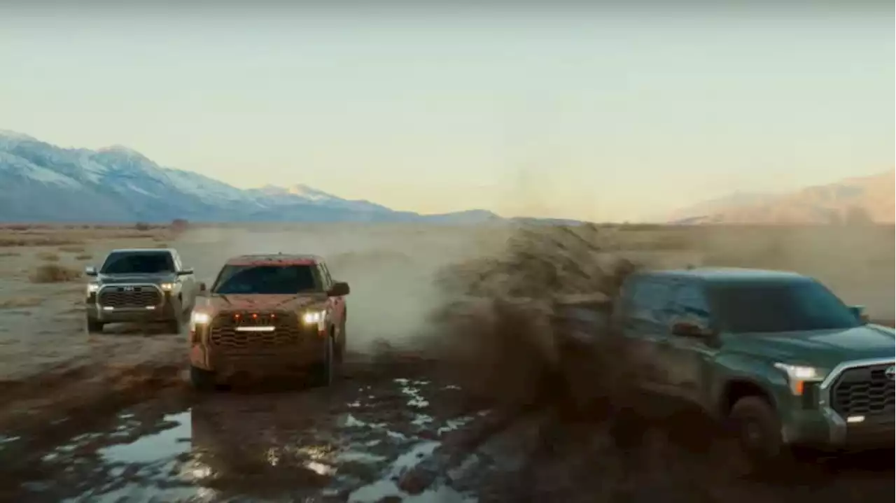 Toyota Tundra Super Bowl ad teases Tommy Lee, Leslie and Rashida Jones racing