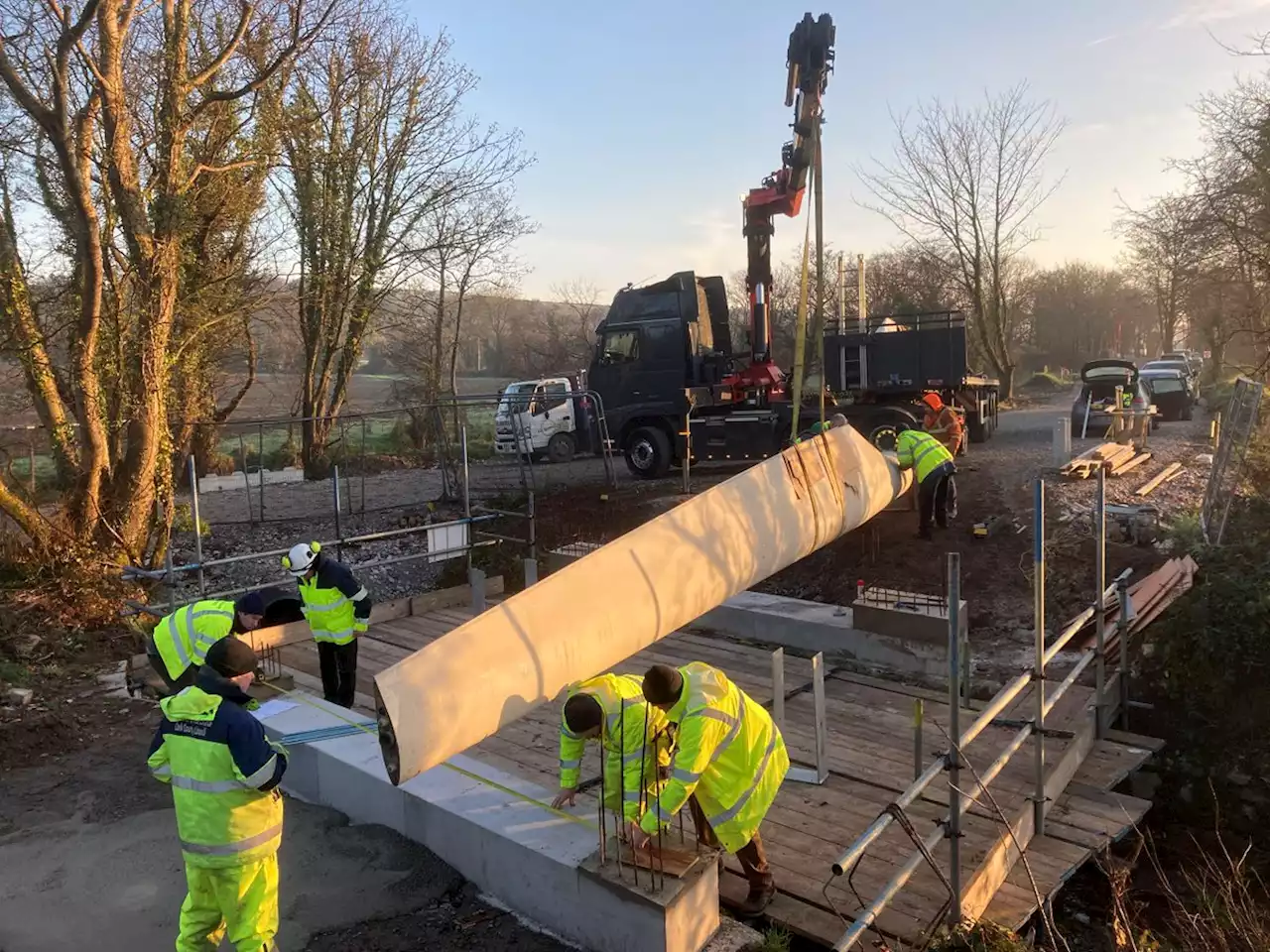 Engineers are using old wind turbine blades to build bridges