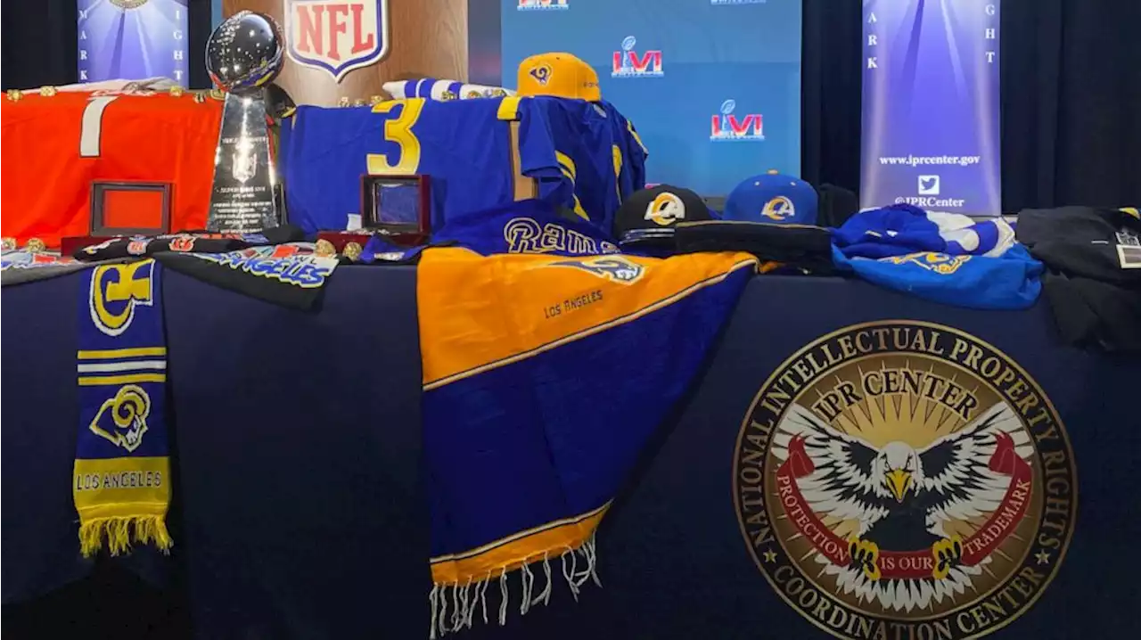 Authorities seize nearly $100 million in counterfeit goods ahead of Super Bowl