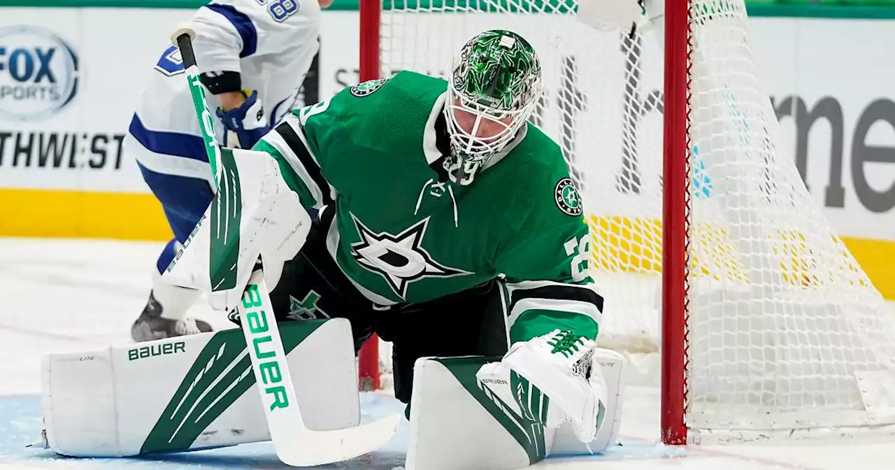 Stars goalie Jake Oettinger back in net; Radek Faksa ‘very doubtful’ to play Friday vs. Jets