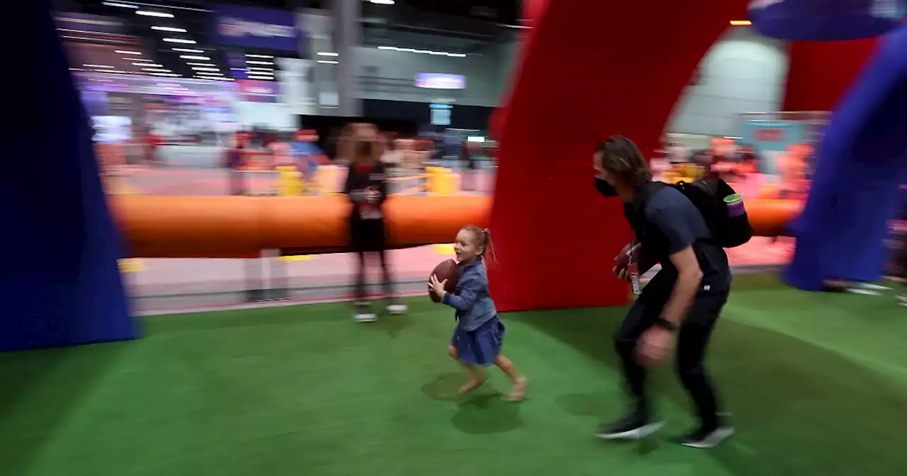 Photos: Super Bowl Experience opens at the L.A. Convention Center